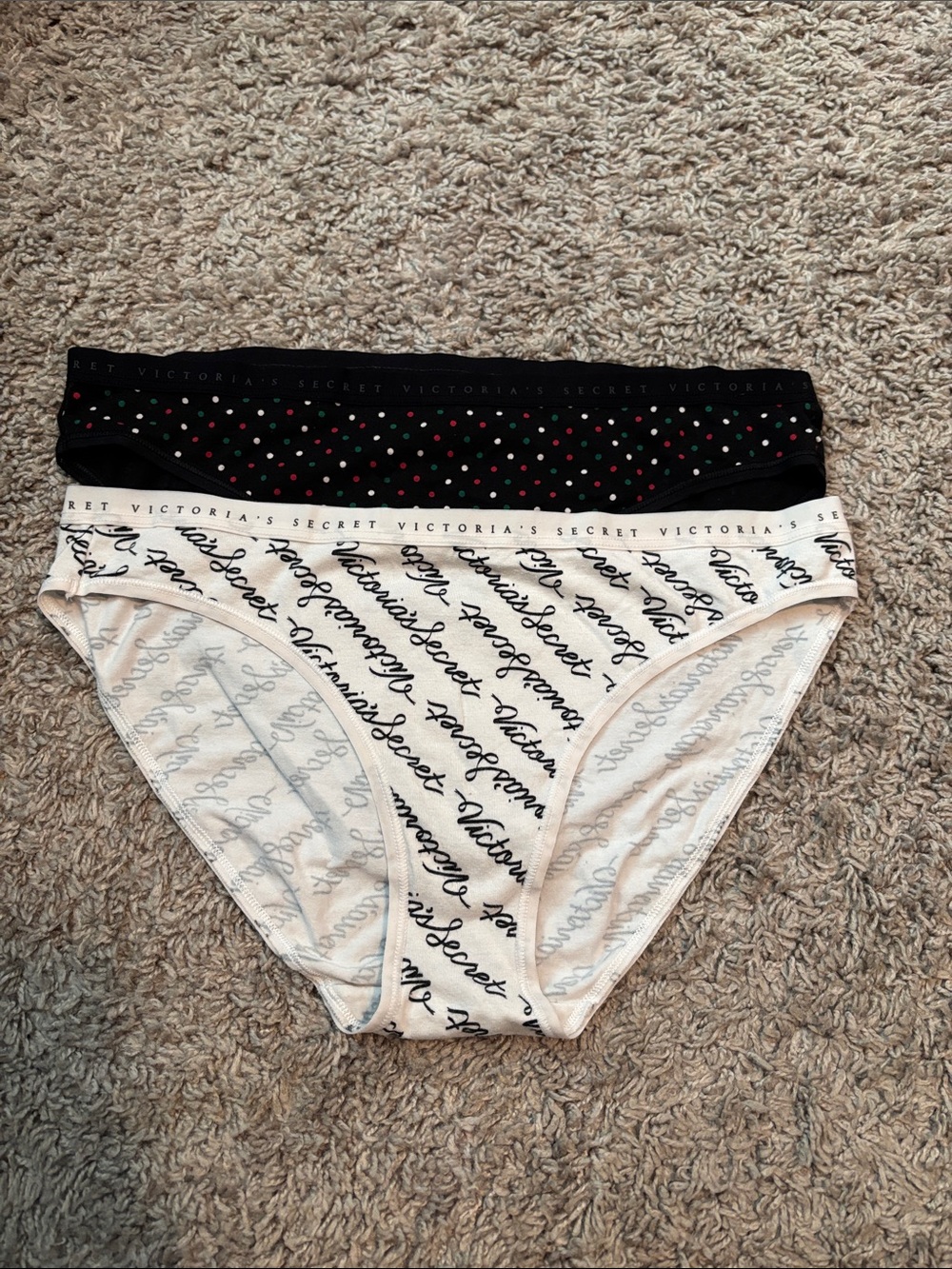 Victoria's Secret Girls Bikini Briefs 2-Pack - Black & White